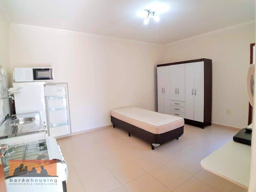 Kitnet Com 1 Dormitório Para Alugar, 25 M² Por R$ 1.200,00/mês - Cidade Universitária - Campinas/sp - Kn0827