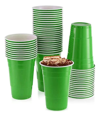 Copo Americano 400ml Biodegradável C/25 Beer Pong Festa