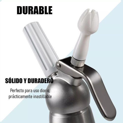 Sifon Crema Batida Dispensador Chantilly De Acero Inoxidable Sifon De Cocina Dispensador De Crema Batida Sifon Crema Batida Dispensador Chantilly De Acero Inoxidable Okshop