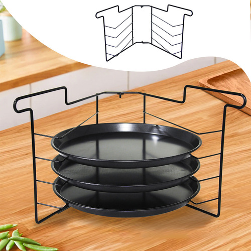 Lugar De Almacenamiento De Cocina, Estante Para Pizza, Multi