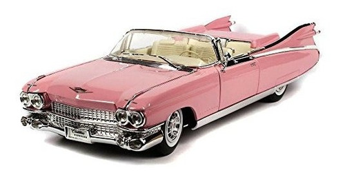 1959 Cadillac Eldorado Biarritz Convertible, Rosa - Maisto P