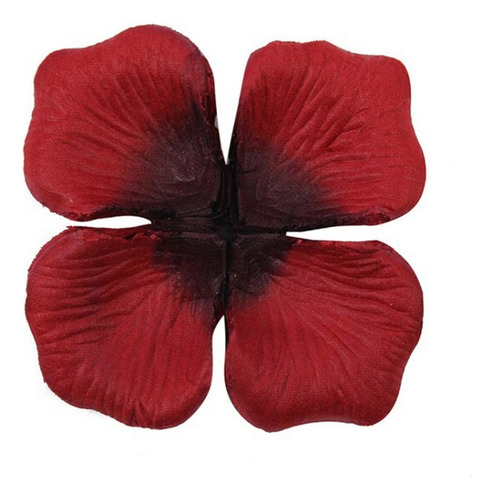 300 Pétalas De Rosa Artificial Cores Sortidas Romântico Cor Dark Red
