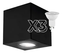 Comprar Aplique Unidireccional Pared Exterior Pack X3 + Led Dicroica