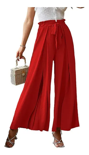 Pantalon de online vestir rojo hombre