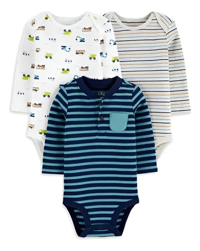 Set Pack X3 Mamelucos Body Child Of Mine By Carters Original