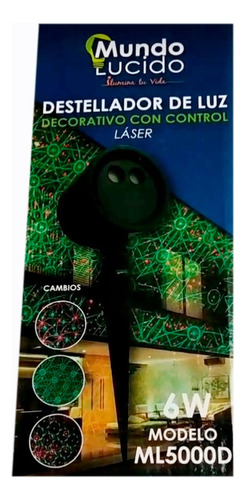 Mini Proyector Laser Navideño Decorar Elige Figuras Ml5000