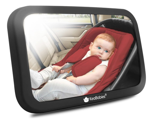 Espejo Grande Inastillable Para Coche De Bebé, Espejo De Seg
