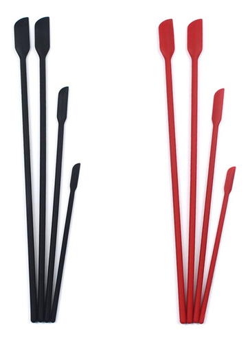 Imagen 5 de 8 de Mini Espátula De Silicona Paquete De 4 Espátula Pequeña Para