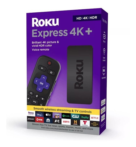 Roku Express 4k + 2021 3941r De Tv A Smart Hd/4k/hdr