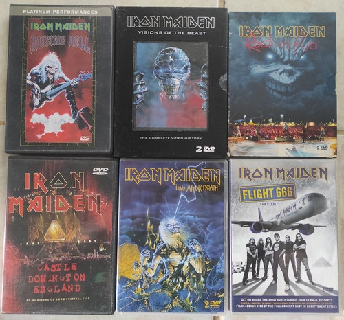 Iron Maiden - Dvd's Originales