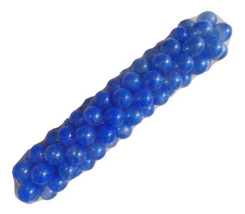 Imagen 2 de 3 de Pelotas Para Alberca Un Solo Color Azul 100 Pelotas Osezno!