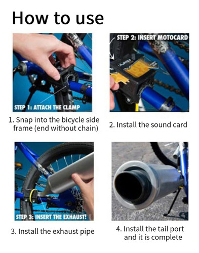 Sistema De Escape De Bicicleta, Sistema De Tubo De Esca...