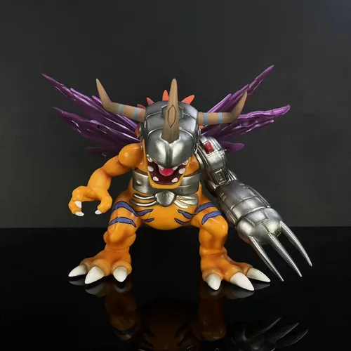 Figura De Acción Digimon Adventure Metal Greymon Anime De 18