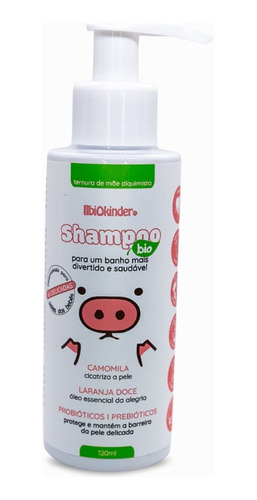 Bio Shampoo Infantil Vegano Natural Biokinder Protege Relaxa
