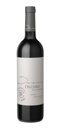 Vino Decero Mini Ediciones Tannat 750 Ml