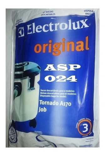 Bolsa De Aspiradora Electrolux Tornado A170 (paq. 3 U)