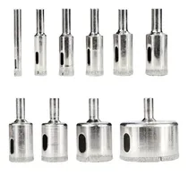Comprar 10 Brocas Diamantadas Perforar Vidrio, Cerámico 8-50mm