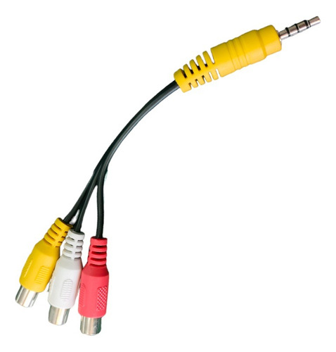 Cable 3.5-st Macho 4c - Rca Hembra X3 0.10mt      