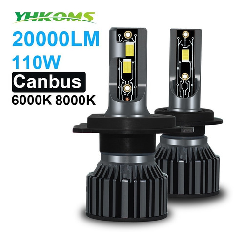 Bombillo Led H4 Yhkoms Canbus 20000lm 