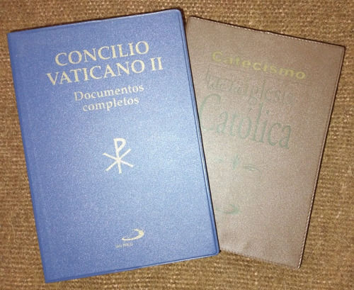 Concilio Vaticano 2 + Catecismo. De Bolsillo, Papel Seda