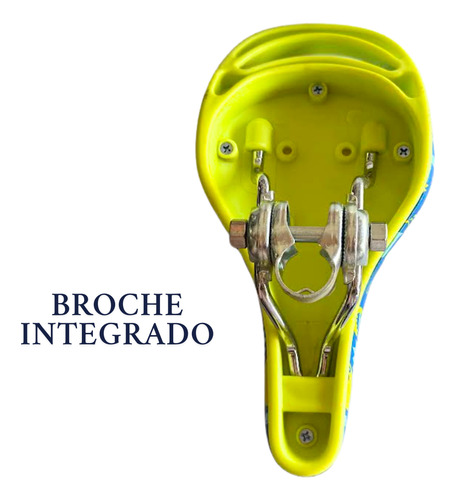 Asiento Infantil Bicicleta Windsor Azul C/ Amarillo Promocio Azul