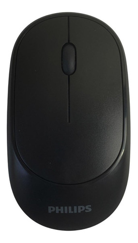 Imagen 1 de 5 de Mouse inalámbrico Philips  300 Series SPK7314 M314 negro