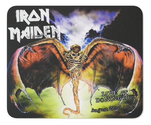 Rnm-0461 Mouse Pad Iron Maiden Live At Donington 1992