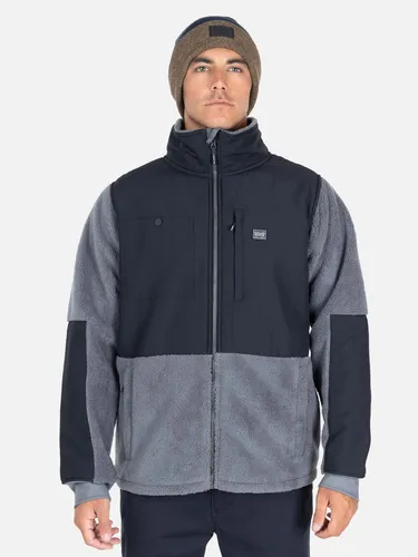 Poleron Bonded Drift Gris Hombre Maui And Sons