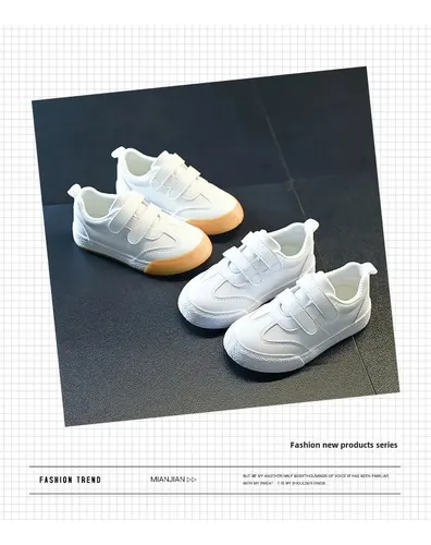 Zapatillas De Velcro Para Niños Pequeños, Zapatos Casuales P