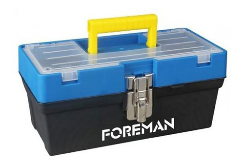 Caja De Herramientas Foreman De Pvc Con Broche De Metal 13''