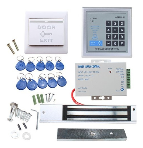 Puerta Rfid De Control De Acceso Sistema Kit, Agptek Sistem