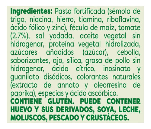 Sopa De Pasta Instantánea Fideo Seco Con Tomate Knorr 156 G