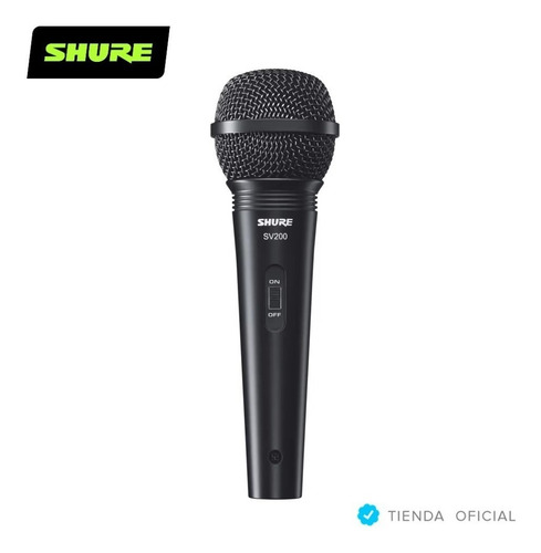 Imagen 7 de 10 de Micrófono Dinámico Shure Sv200 Cardioide Con Cable