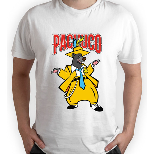 Polera Oso Pachuco Baloo Retro Tin Tan Dibujos Niños Adultos