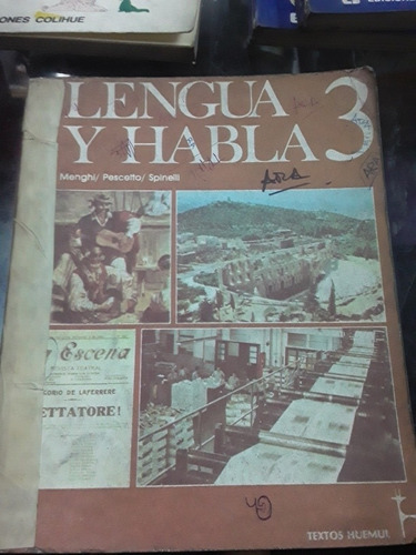 Lengua Y Habla 3 Ed Huemul Libro Antiguo 