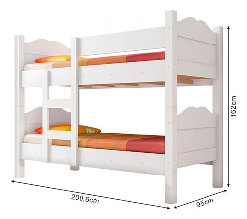 Beliche Madeira 100% Mdf Premium Reforçada Quarto Solteiro