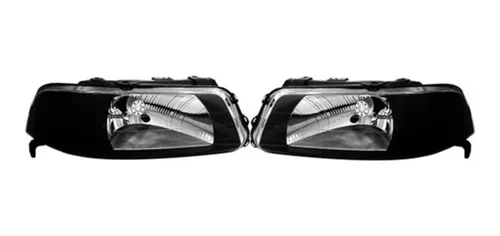 Juego Par Faros Frontal Vw Gol G3 2005 Deportiva
