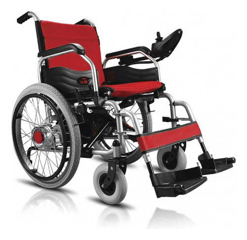 Silla De Ruedas Motorizada Plegable Ruedas Traseras Grandes