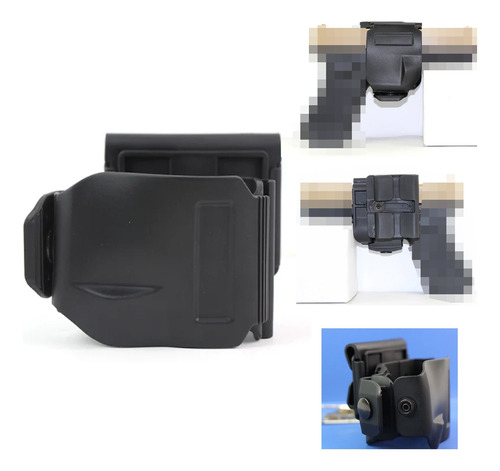 Gun Clip Para Marcadora Airsoft Solo Glock 17 Negro