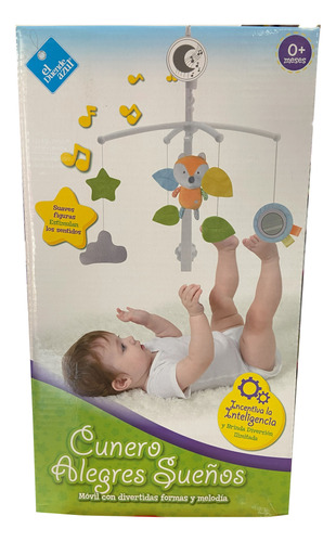 Cunero Alegre Sueños Para Bebe El Duende Azul 7432 Loonytoys