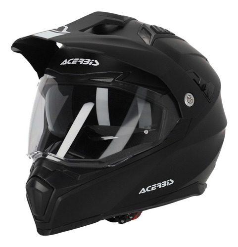 Casco Acerbis Flip Fs-606 Negro Talle Xl - Cafe Race