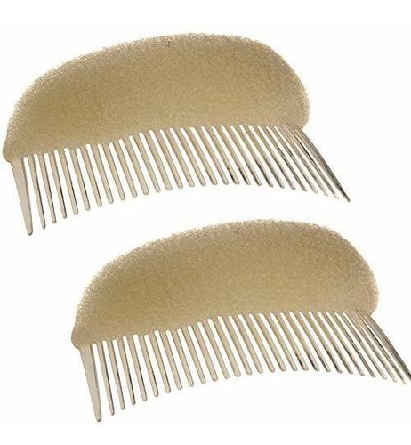 Peines - Peines - 2 Pcs Beige Hair Heightening Comb Hair Sty