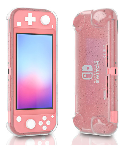 Switch Lite - Funda Con Purpurina, Comoda Funda De Agarre Pa