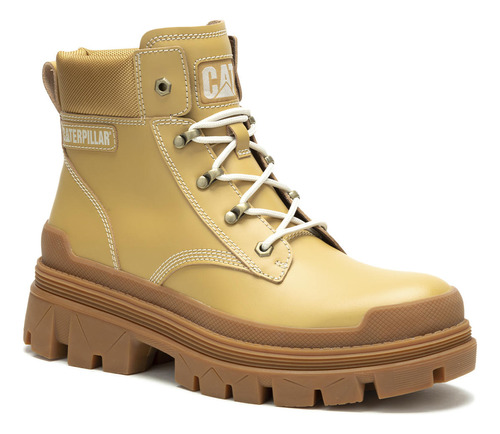 Botin Casual Mujer Colorado Hardwear Beige/crudo Cat