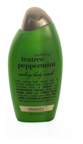 Ogx Body Wash Tea Tree Peppermint 385ml Jabon Liquido Cuerpo