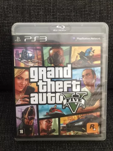 Jogo Grand Theft Auto Gta V Gta 5 Ps3 #frete Grátis#