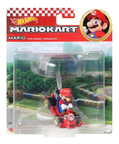 Autito Hotwheels Mariokart Gliders Mario Pipe Frame