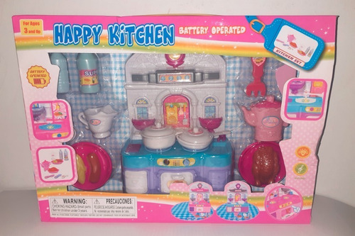 Juego Cocina Happy Kitchen Niñas Importado