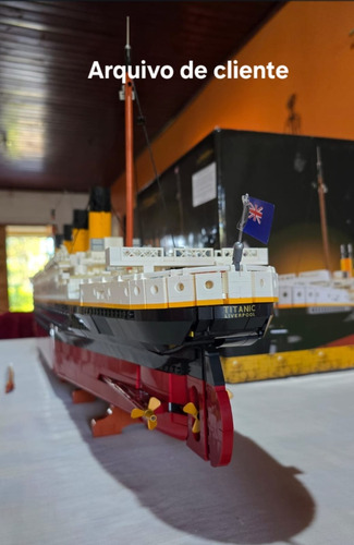Blocos De Montar Modelo Titanic (10294) Com 9090 Peças