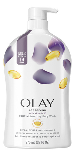 Olay Age Defying Body Wash Con Vitamina E, 33 Oz